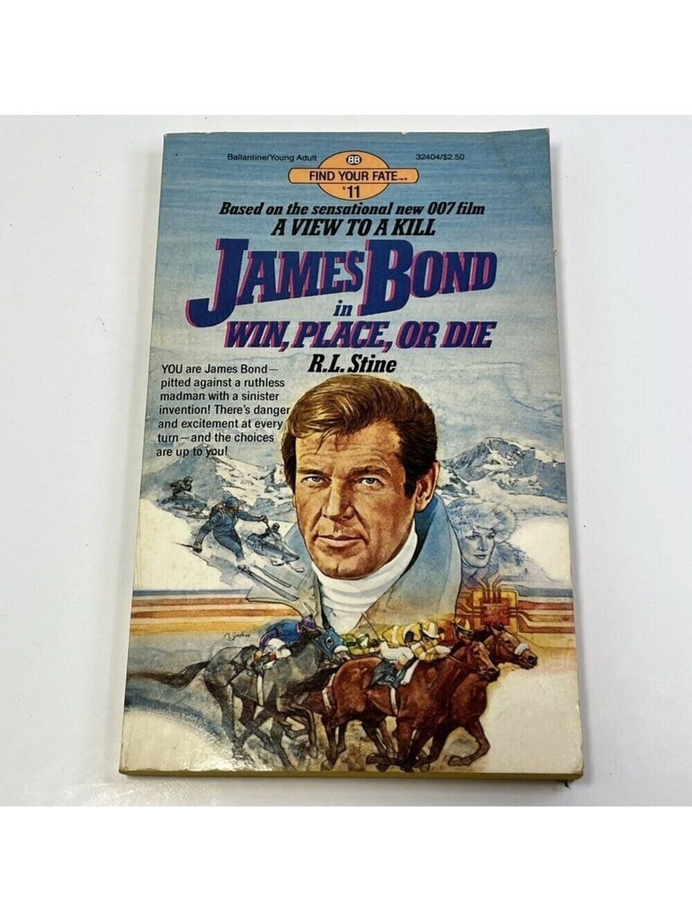 James Bond in Win Place Or Die by R.L. Stine June 1985 First Edition #11 USA